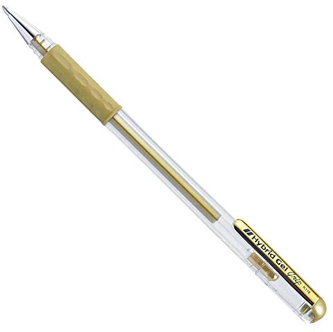 Pentel K118-X Gel Rollerball Pen K118 Metallic/K118-X 0.4 mm Goldaa