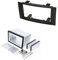 Audioproject A254 - Autoradio Radioblende Doppel DIN kompatibel zu VW Volkswagen Touareg 7L 2003-2010 VW T5 Multivan Caravelle Transporter Einbauschacht Einbaurahmen