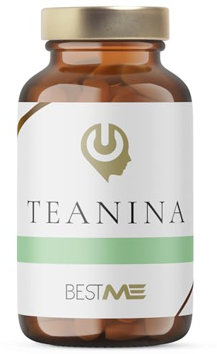 BESTME - L Teanina de 200 mg de Camellia Sinensis, Nootrópico | 60 Cápsulas (Aminoácidos de Té Verde y Negro), Tranquilidad y Concentración, L Theanine Potente y Vegano