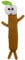 Hey Duggee Singing Sticky Stick Stick Soft Toy, Brown