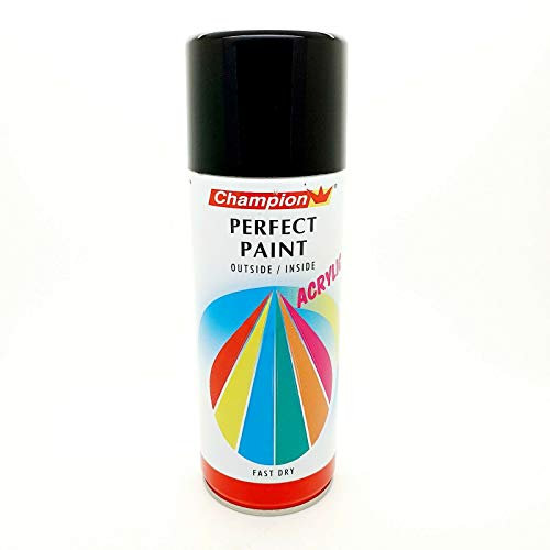 Black Spray Paint Aerosol Auto Car Primer Matt Gloss Metallic Wood Metal Plastic