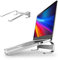 LONGING Supporto PC Portatile Alluminio per ASUS/Lenovo/Acer/dell XPS/HP/MacBook Air PRO/Samsung Chromebook/Supporti Tablet Notebook pc Computer Stand -Argento
