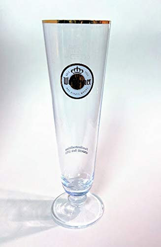 Warsteiner 0,3l Glas/Goldrand/Gläser/Bierglas/Biergläser/Tulpe/Gastro/Bar/Party