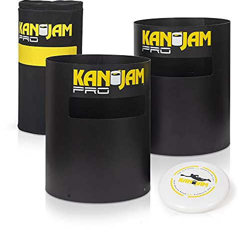 Kan Jam Unisex-Adult Pro Game Set, Black Yellow, Standard