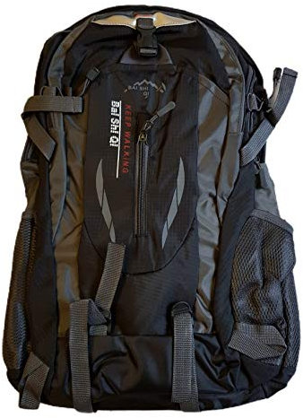 Provance 45L leichter Reiserucksack Wanderrucksack, Multifunktionale Tagesrucksack, Faltbare Camping Trekking Rucksäcke, Utra Leicht Outdoor Sport Rucksäcke Tasche (Schwarz)