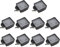 RIGIDON 10 Pcs Auto Quad Scheinwerfer, 4 Zoll 10cm 48W Spot Strahler Offroad Beleuchtung für SUV ATV, Traktor, LKW, 4x4, 6000K Weiß led nebelscheinwerfer, led arbeitsscheinwerfer, led arbeitslicht