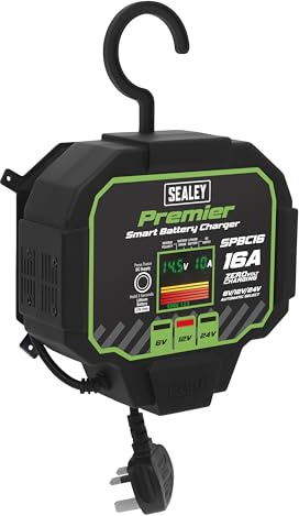Sealey Automatic Smart Battery Charger & Maintainer 16A - SPBC16