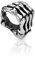 NKlaus Bartschmuck Ø 8mm Skelett Hand Bartperle 925 Sterling Silber Bartschmuck 4320