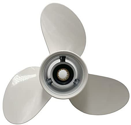 SLEIPNIR Propeller 11 1/4x14 für Yamaha Außenborder Schrauben 40-55 Pferdestärke Aluminium 13 Zähne OEM NO:663-45958-01-EL 11.25x14