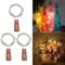 Akynite Bouchon Lumineux Blanc Chaud pour Bouteille, 20 LEDs 2M Guirlande étanche avec Piles, Lumières pour Bouteilles de Vin, LED Bouteille Bottle Light, Décoration pour Noël Fête, 3 pièces