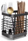 Cliplanyard Cutlery drainer, Stainless Steel Cutlery Storage Rack, Anti-Rust Sink Tidy Cutlery Drainer, Kitchen Utensil Holder for Knife Fork Chopsticks Storage Space saving Utensil Rack (01)