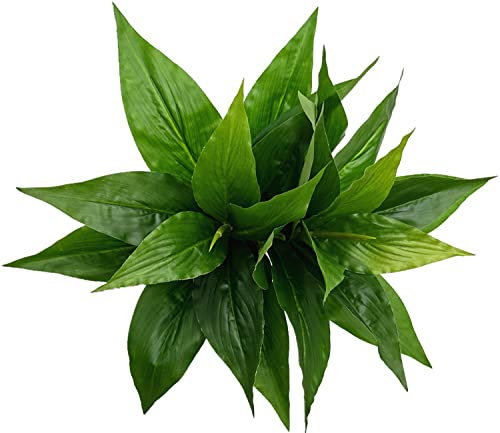 Künstliche Agave, künstliche Pflanze, 25,4 cm, künstliche Sträucher, Büsche, Pflanzen für drinnen und draußen, Schlafzimmer, Garten, Grün, UV-beständige Blätter, Dekoration, Hochzeit, Party, Büro,