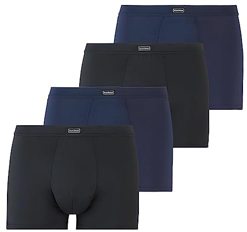 bruno banani - Micro Simply - Short - 4er Pack (L Blaugrau/Schwarz)