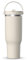 Hydrapeak Nomad Trinkbecher mit Griff und Strohhalm-Deckel, auslaufsicher, doppelt isoliert, 1,2 l, Edelstahl (Stone)
