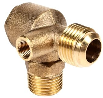 Clapet anti-retour pour compresseur d'air, filetage interne en laiton compresseur Clapet anti-retour, accessoires de rechange, outil de raccordement de tuyau, 1/2 x 1/2