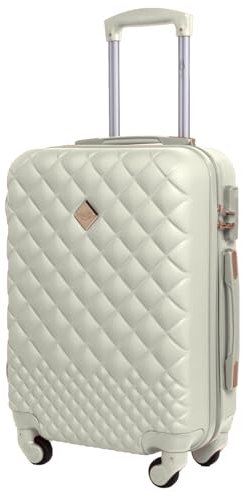 CABIN GO 5590R Valigia, Trolley Viaggio Rigido ABS, Trolley rigido con ruote girevoli 55x40x20