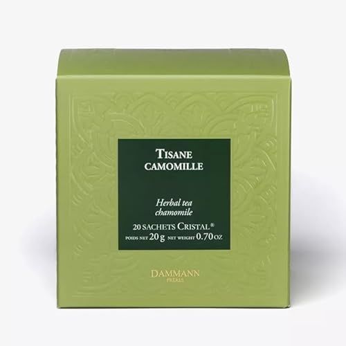 Dammann Tisane Camomille 20 sachets cristal | infusion sans caféine