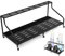 Diegimr Support de Rangement pour Skis pour Garage, Support Présentation pour Snowboard avec roulettes Support Rangement pour Outils de Jardin Multifonctionnel Porte-Skis Autonomes pour Snowboard Ski