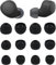 ALXCD Eartips Compatible with Sony WF-C510 Earbuds, S/M/L 3 Sizes 6 Pairs Soft Silicone Ear Tips Replacement Earbuds Tips, Compatible with Sony WF-C510 4mm 6 Pairs Black