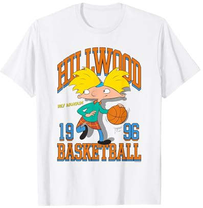 Hey Arnold Hillwood Basketball 1996 Retro Nickelodeon T-Shirt