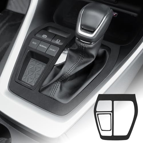 FDAIUN für Toyota RAV4 2019-2025 Alcantarn Mittelkonsole Multimedia-Schalttafel Aufkleber Rahmenverkleidung Schalthebelverkleidung Zubehör 2Stücks