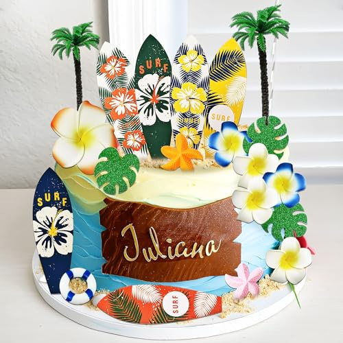 Surfen Geburtstagstorte Dekoration Surfen Geburtstag Dekoration Strand Surf | Surfen Geburtstagstorte Dekoration Surfen Geburtstag Dekoration Strand Surf Welle Kuchen Topper Surfbrett Schwimmen Kuchen