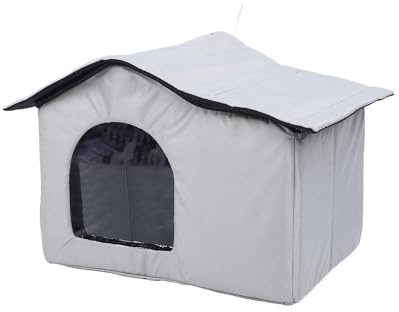 Cat Cool House, Haustier Klimaanlage Hauskühlung Tierheim mit Klimaanlagen Eisbeutel Innenkatze Höhlenbett für Wilde Katzen Streunende Katzen und Kleine Hunde (M 10 Zoll 121