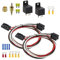 Dual Electric Fan Relay Kit, 12V 40 Amp Cooling Fan Relay Switch Kit, Electric Fan Thermostat Kit Temperature Sensor Switch