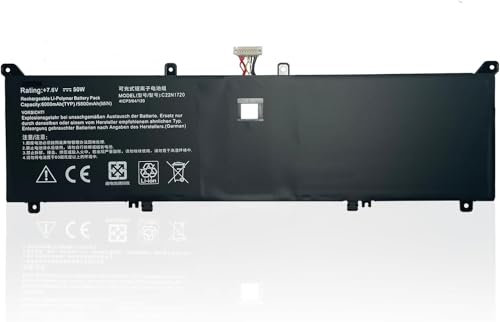 7,7 V 50 Wh C22N1720 C22PYJH 1ICP4/70/124 Batteria di ricambio per PC portatile ASUS ZenBook S UX391 UX391U UX391UA UX391UA-xb71 UX391UA-xb74t Series