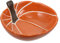 Amosfun 1 plato creativo de cerámica con forma de calabaza para Halloween, superficie lisa, soporte de desayuno para postres y ensaladas, diseño único para decoración de temporada