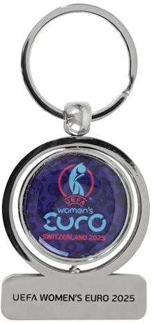 Hy-Pro Officially Licensed UEFA Women's Euros 2025 Spinner Keyring