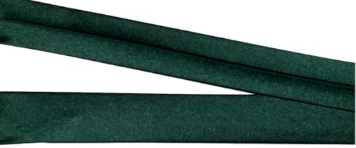 Generisch 3 m Satin Schrägband dunkel Gruen 20 mm vorgefalzt