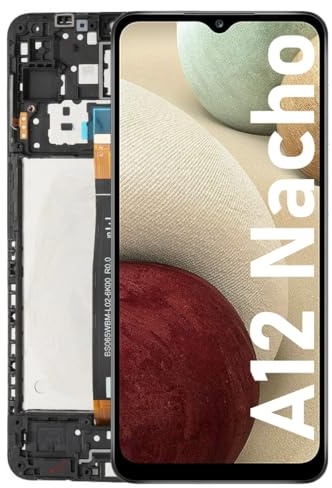 OnlyTech - Écran LCD Complet avec châssis assemblé de Remplacement pour Samsung Galaxy A12 Nacho (SM-A127F)