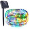 AICase Solar-Lichterkette, 22 m, 200 für den Außenbereich, wasserdicht, Solarlampe, 8 Modi, Dekoration, Solar, wasserdicht (mehrfarbig)