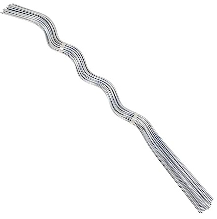 vidaXL 50x Tomaten Spiralstab Stäbe Rankspirale Pflanzstab Rankstab Tomatenstäbe Tomatenspiralstab Rankhilfe 110cm Verzinkter Stahl