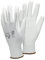 ECD Germany 12 Paar Arbeitshandschuhe mit PU-Beschichtung, Größe 9-L, Weiß, atmungsaktiv, rutschfest, robust, Mechanikerhandschuhe Montagehandschuhe Schutzhandschuhe Gartenhandschuhe Handschuhe