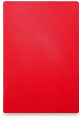 HENDI Schneidbretter, HACCP, Beidseitig nutzbar, für Fleisch, 600x400x(H)18mm, HDPE 500 Kunststoff, rot