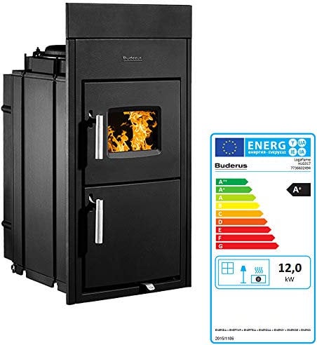 Buderus Logaflame HLG317 12 kW Heizeinsatz Kachelofeneinsatz Kamineinsatz ohne Kuppel