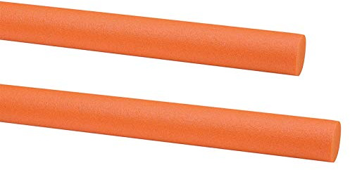 NMC Comfy 160cm Länge Schwimmnudel Poolnudel (Orange, 2er Set)