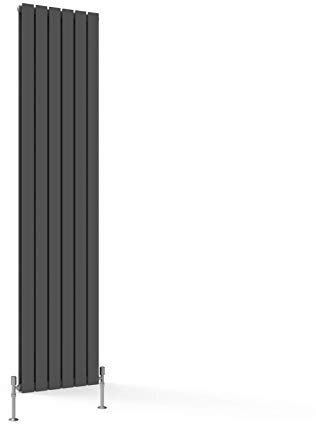 Vertical Radiator Flat Panel Designer Central Heating Anthracite Rads Double 1800x408mm