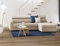 Talamo Italia - Sofa mit Halbinsel Marica, Ecksofa mit rechter Chaiselongue aus Stoff, Standardarmlehnen, 100 % Made in Italy, 280 x 95 x 85 cm, Beige