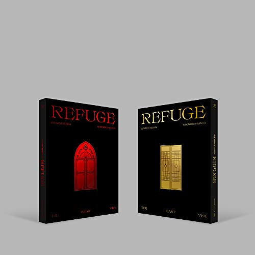 ASTRO MOONBIN & SANHA - REFUGE (2nd Mini Album) Album+Extra Photocards Set K-POP IDOL (THE WEST+THE EAST ver. SET, CD Only, No Poster)