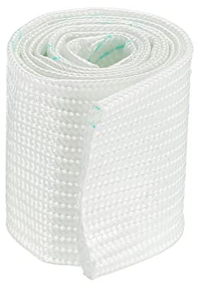 sourcing map Fiberglass Heat Shield Sleeve 1m x 40mm Insulation Protect Sleeving Pipe for Cable Wire Wrap, Pack of 1
