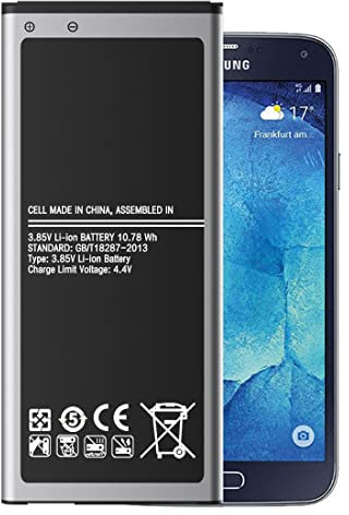 Akku für Samsung Galaxy S5 NEO, 4300mAh HamnaKhu Ersatz Akku Kompatibel mit Samsung Galaxy S5 NEO G903F S5 LTE S5 Active S5 EB-BG903BBE