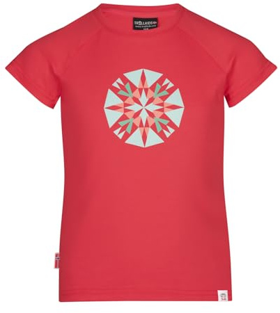 Trollkids Girls Senja T 128, Sweet Cherry