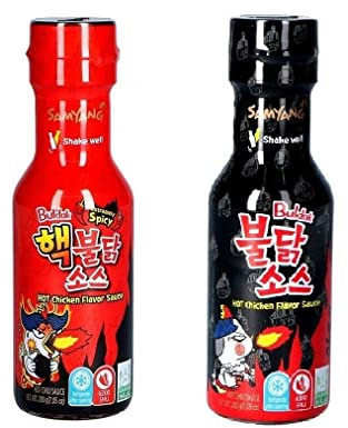 Buldak Sauce Pamai Pai® Doppelpack: 2 x 200g Korea Samyang SCHWARZ ROT Set