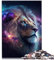SIBREA Puzzle für Erwachsene Cosmic Mufasa Lion King 1000 Teile für Erwachsene und Kinder ab 12 Jahren Papppuzzles schwierig und herausfordernd Größe: 26 x 38 cm