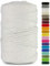 Netuno 1 corda macramè bianco cordoncino filato cotone naturale con nucleo in cotone da 5 mm 200 m per lavori fai da te in macramè filo decorativo spago per macramè