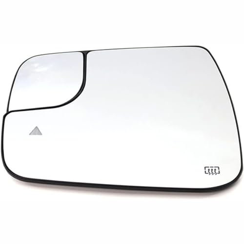 CULTP Auto Spiegelglas für Dodge Ram 1500 2500 2019 2020 2021 2022,Außenspiegel Glas Umkehrlinse Rückfahrglas Spiegel Ersatz Zubehör,Left