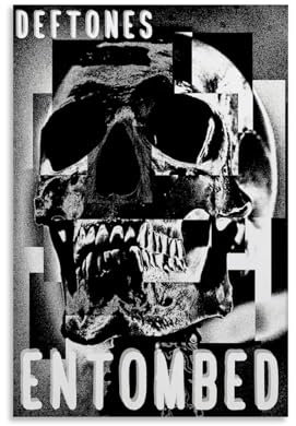 CHIMOSHEJI Deftones Poster, Rock-Poster, Wandkunst, dekorative Malerei, Schlafzimmer, Malerei, Poster, 30 x 45 cm, ungerahmter Stil